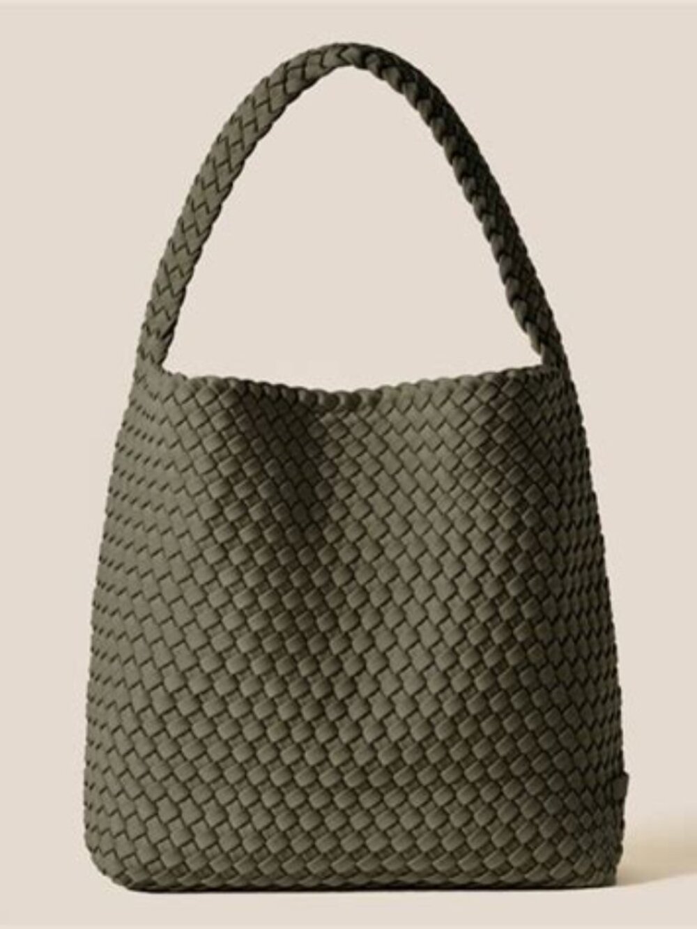 NAGHEDI Hobo Bag in Olive